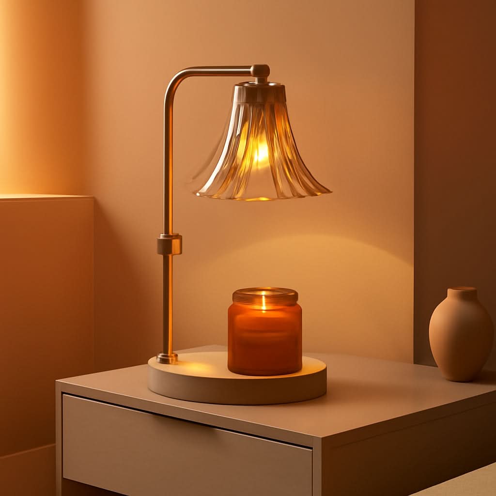Candle Warmer Lamp With Timer Dimmer Height Adjustable-0