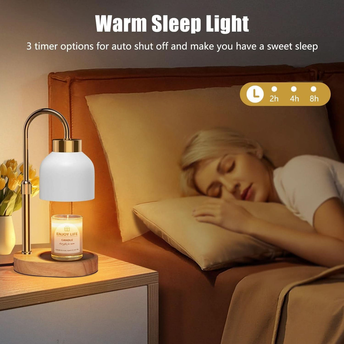 Candle Warmer Lamp With Adjustable Dimmer Brightness-3