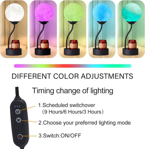 7-Color Moonlight Candle Warmer Lamp, view 2