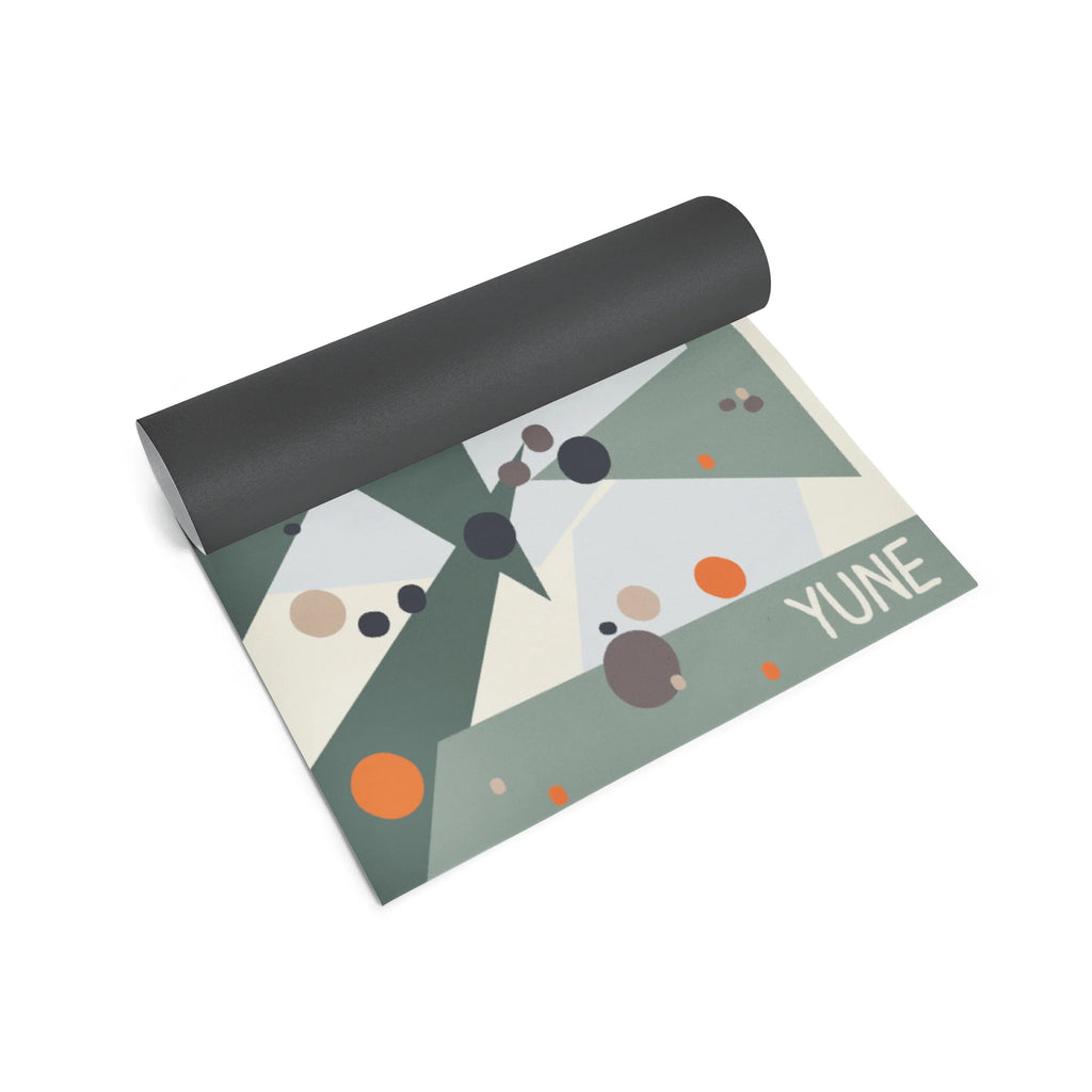 Yoga Mat | 6mm Thick | Green | Non-Slip | Eco Friendly | Yune Yoga | Basalt